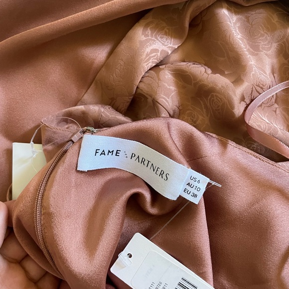 Anthropologie Fame and Partners Halter Maxi Dress Size 6 NWT - Picture 9 of 9